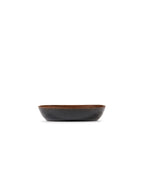 Out Of Lines - Lot De 2 Assiettes Creuses - S - Grès - Noir Brun