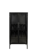 Rob - Wine Cabinet - Pine wood - Black