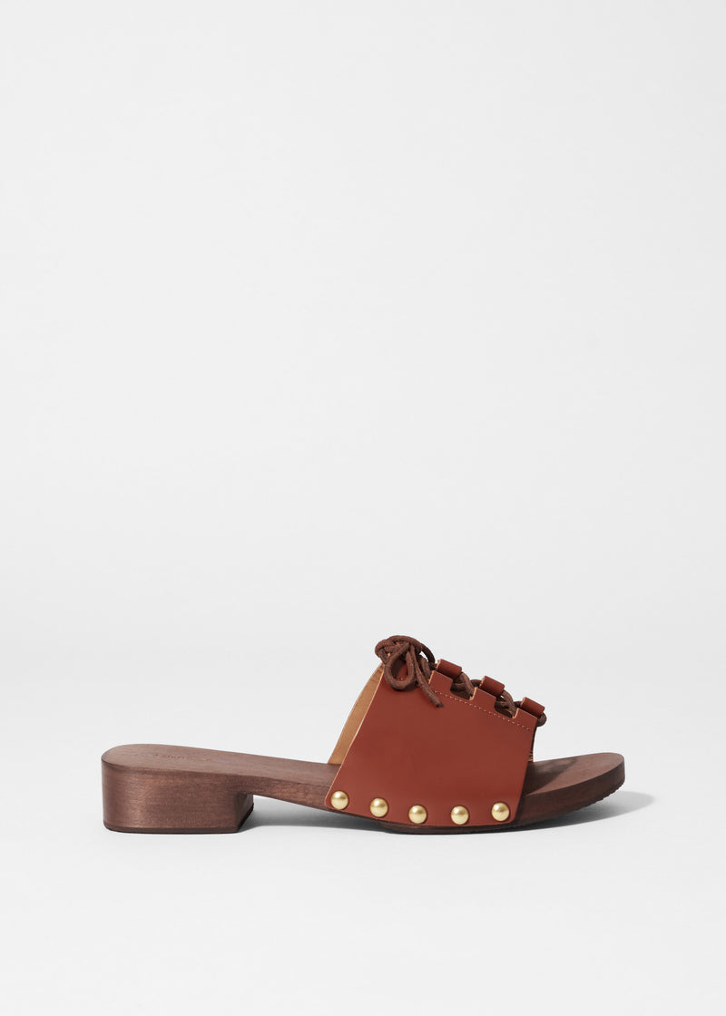 Shoes Woody Clog Sandal - Brown - Women