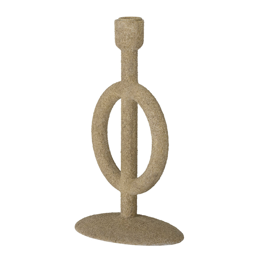 Flikka - Set of 6 Candle Holders - Natural - Polyresin