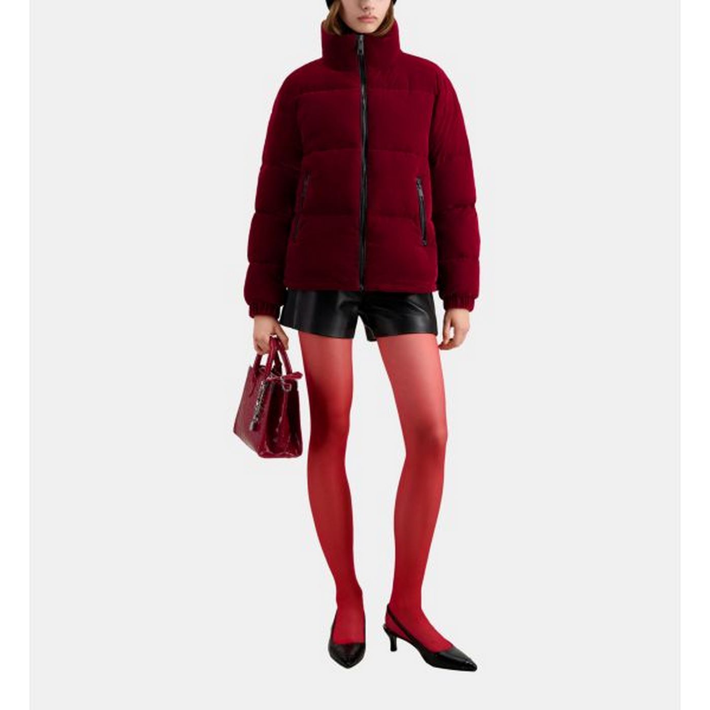 The Kooples - Plumífero - Rojo - Mujer