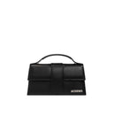 Sac Jacquemus Le Grand Bambino - Silver Logo - Femme - Black