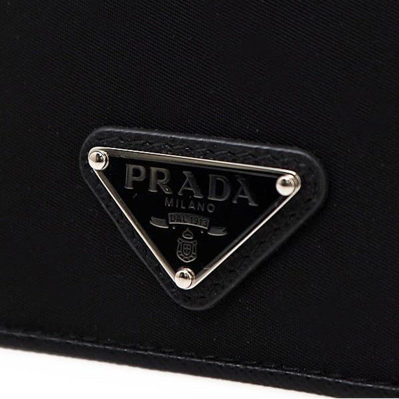 Prada - Nylon And Leather Card Holder - Black
