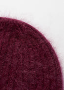 Beanie S Oat Hairy Cashmere Beanie - Red - Women