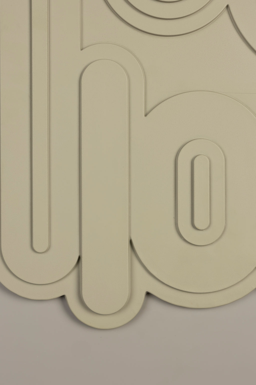 August Art - Wall Decoration - Plaster - Rice Brown/Beige