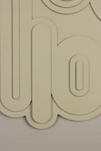 August Art - Wall Decoration - Plaster - Rice Brown/Beige