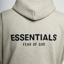 Hoodie Essentials Dark Oatmeal - Beige - Mixte