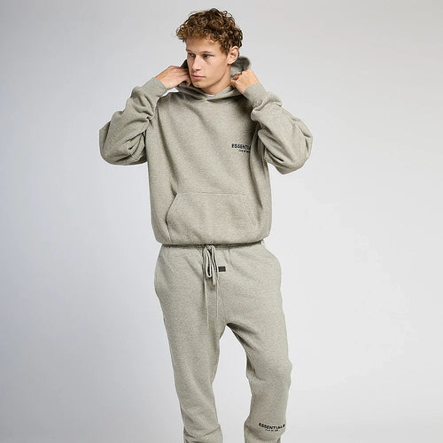 Hoodie Essentials Dark Oatmeal - Beige - Mixte