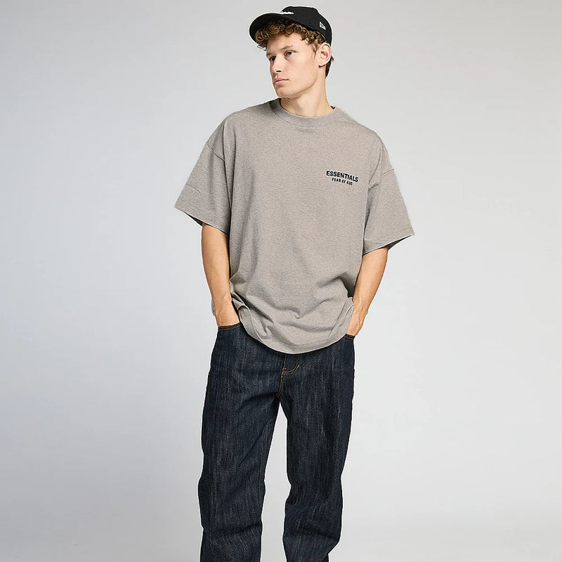 T-Shirt Essentials Dark Oatmeal (Ss22) - Gris - Mixte