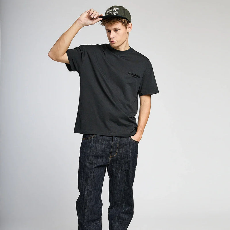 T-Shirt Essentials Stretch Limo - Noir - Mixte