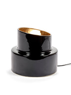 Lighting Pillar - Lampe De Table - Grès - Noir