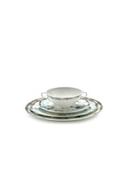 Midnight Flowers - Lot De 2 Assiettes - M - Porcelaine Bone China - Mirtillo Tea