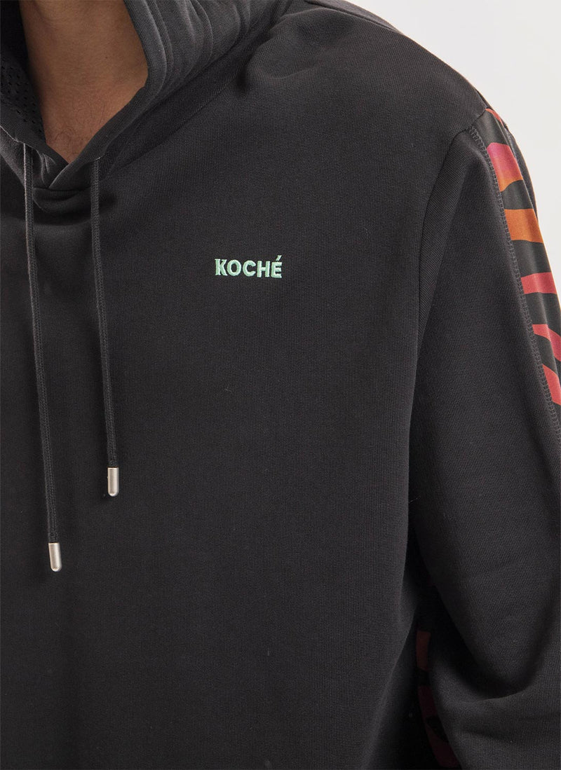 Koché - Sweat Imprimé - Noir - Homme