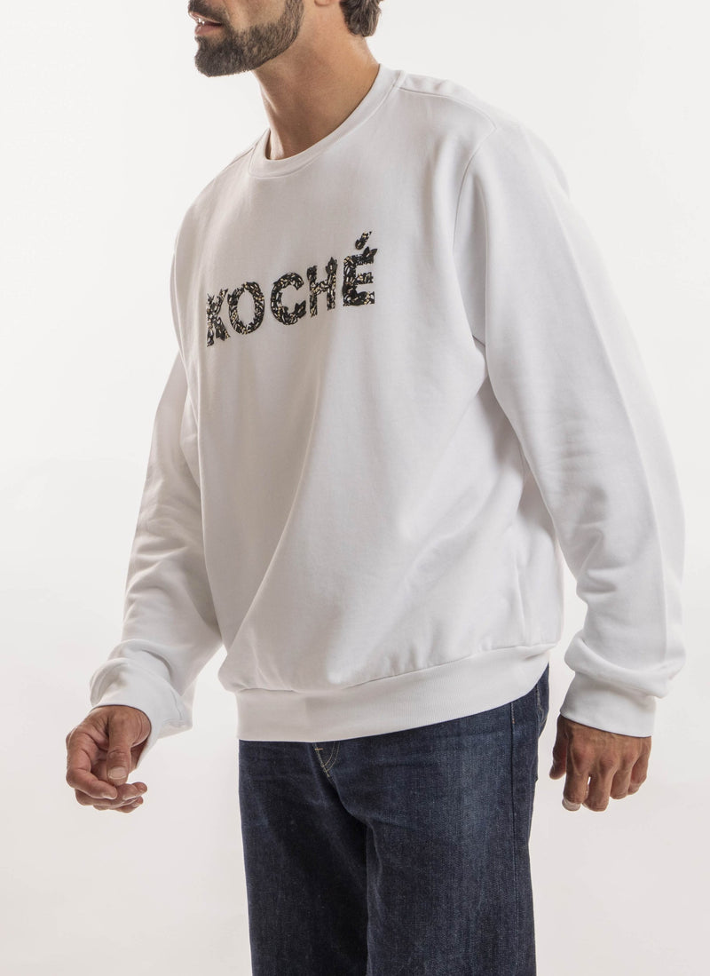 Koché - Sweat Logo Fantaisie - Blanc - Homme