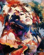 Peinture Par Numéros - Femme Aquarelle