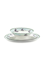 Midnight Flowers - Lot De 2 Bols Bas - M - Porcelaine Bone China - Blossom Milk