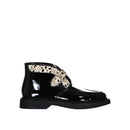 Bottes - Saint Laurent Leather And Fur  - Black