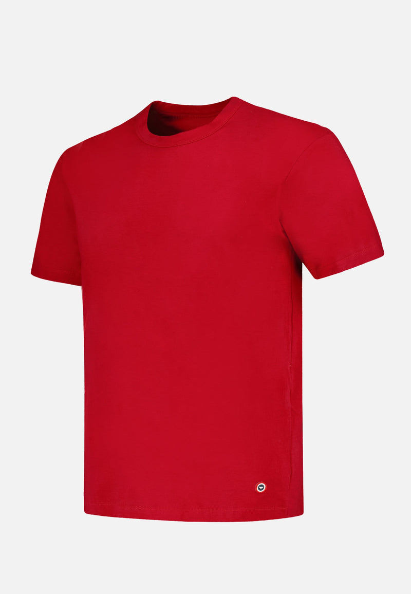 T-Shirt Homme Rouge À Manches Courtes En Coton - Formidable Rouge