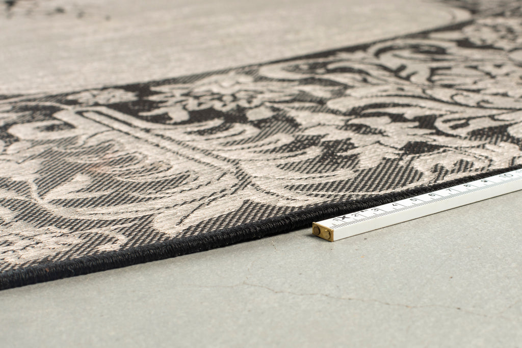 Coventry Round '280 - Outdoor Rug - Decolan - Black