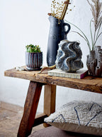 Khumo - Set of 2 Vases - Black - Stoneware