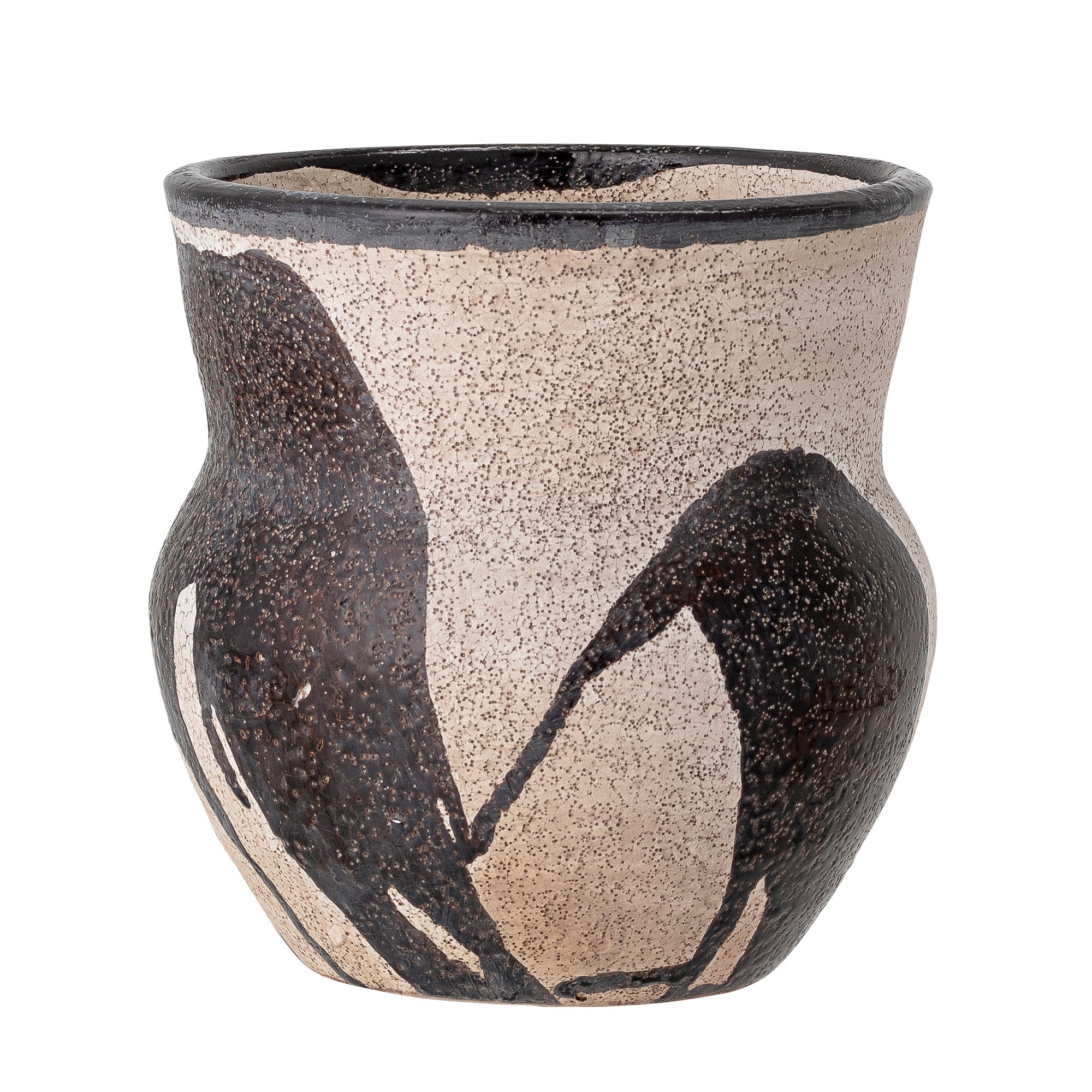 Nala - Plant Pot Cover - Black - Terracotta