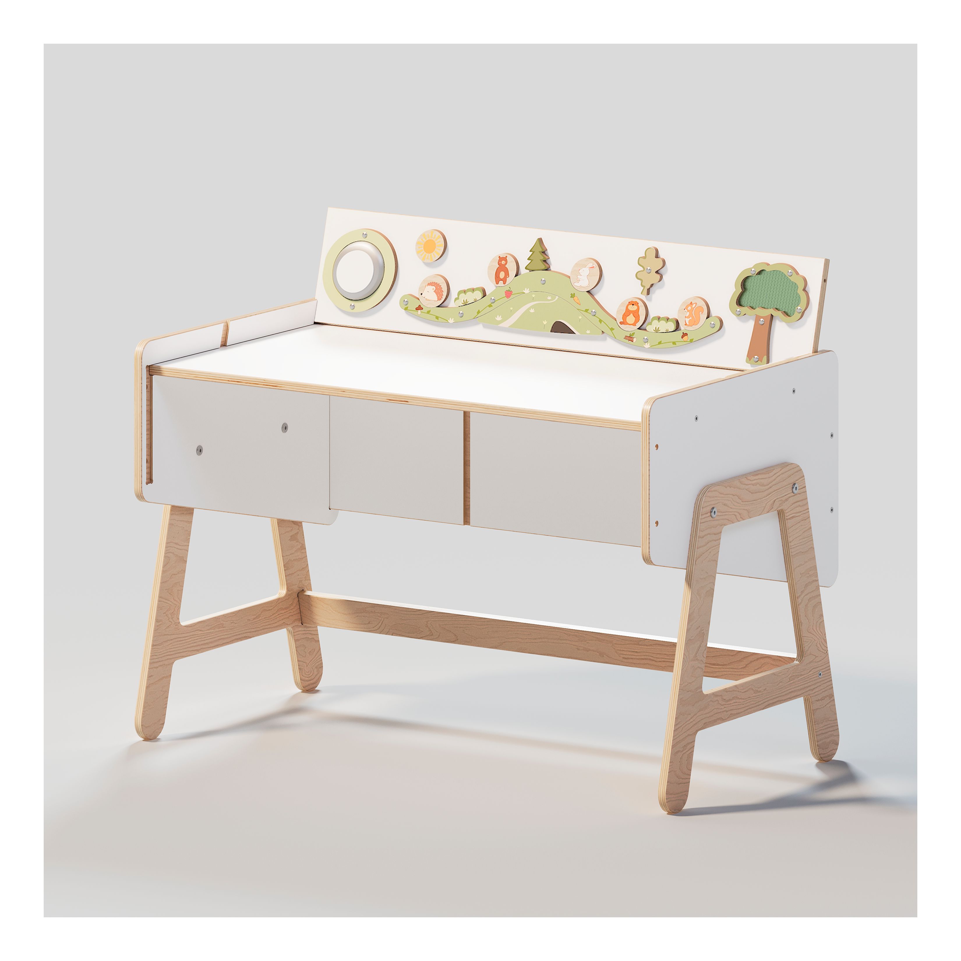 Étagère À Jouets & Table 2-En-1 – Lilu
