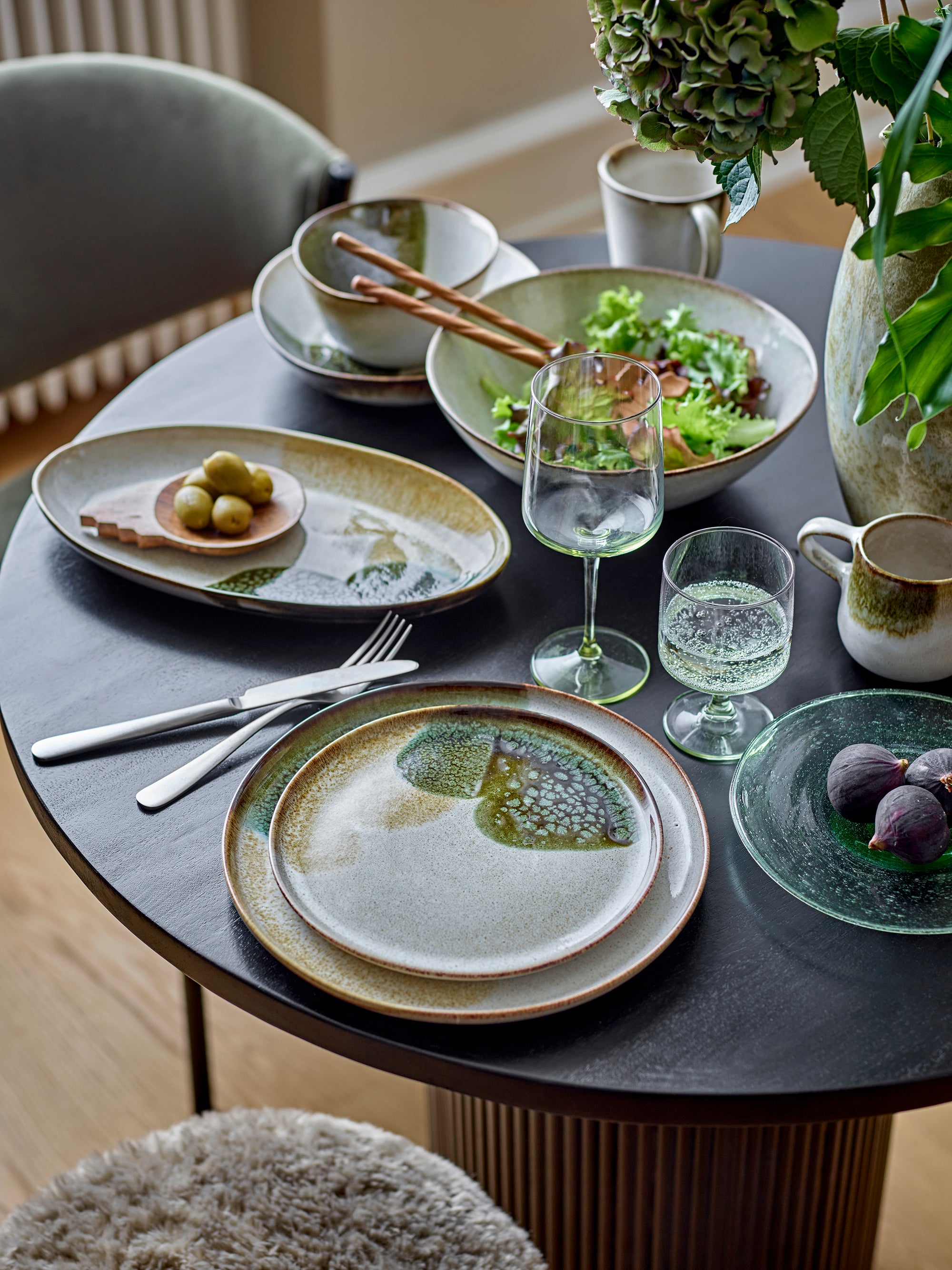 Sunil - Assiette - Multicolore - Verre