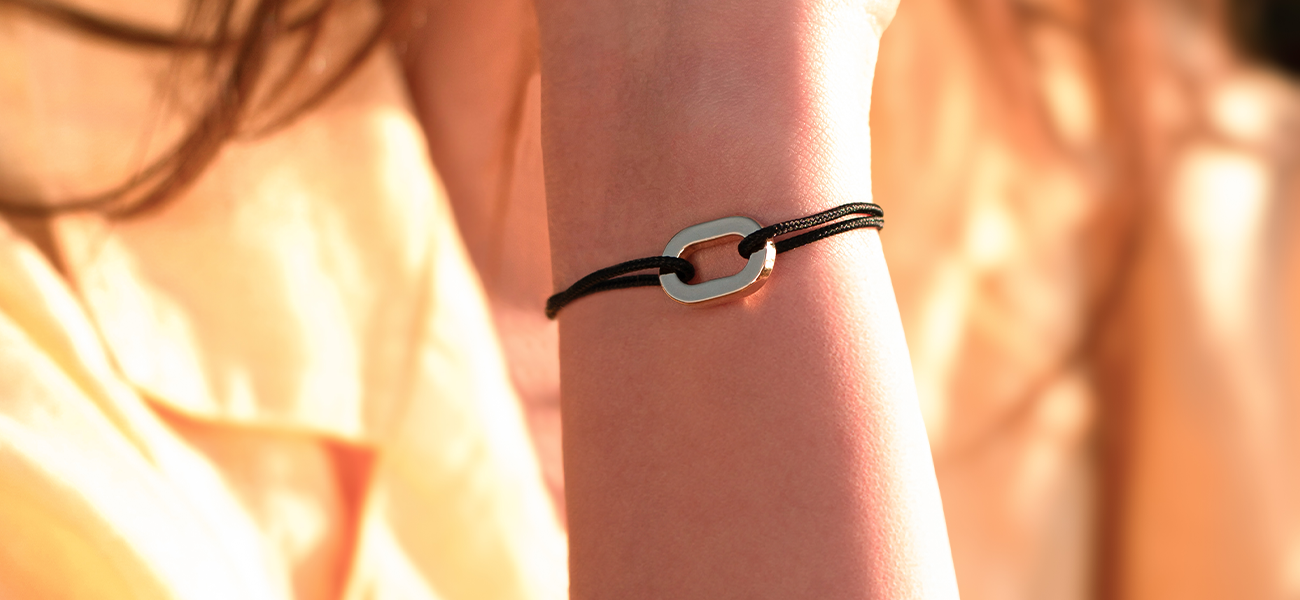 Bracelet Accoster  - Or Pailleté
