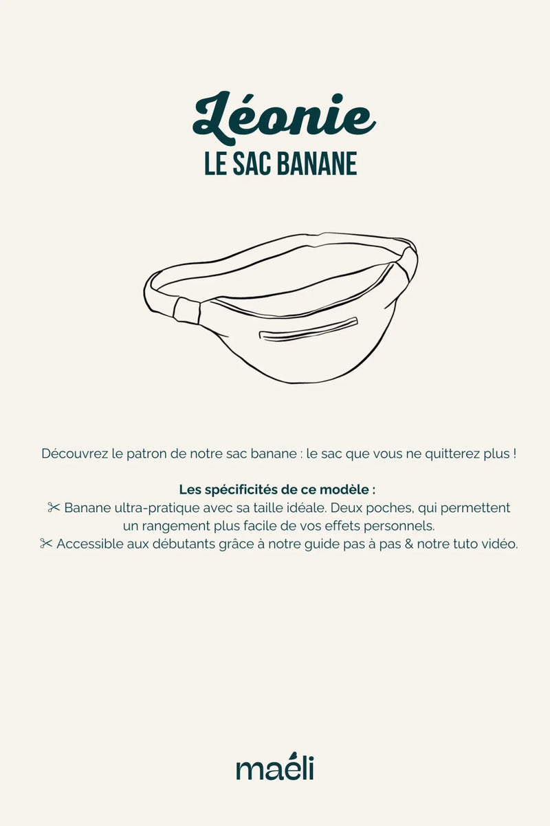 Kit Couture - Le Sac Banane Leonie