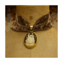 Choker Velours De Soie - Cabochon - 4 Modèles