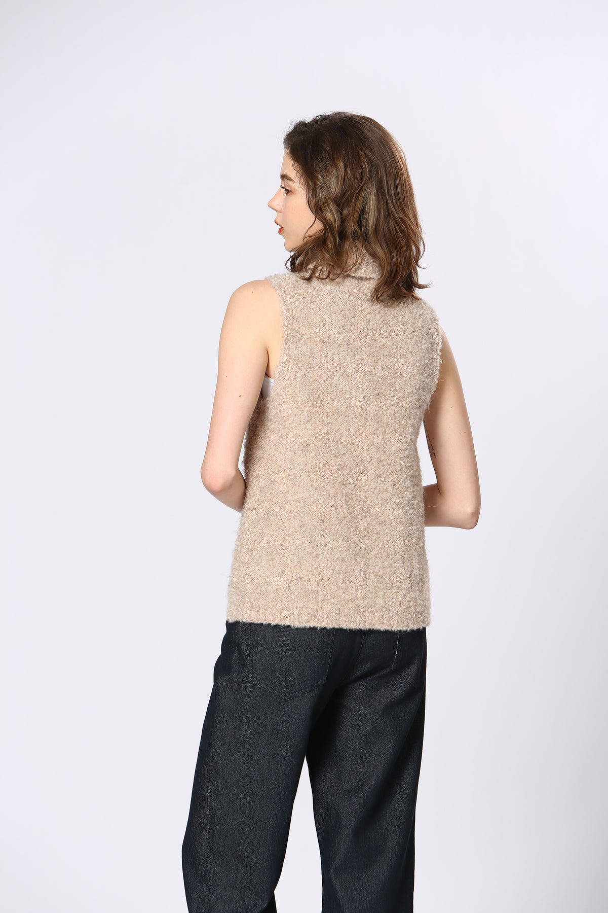Sweter - Kremowy