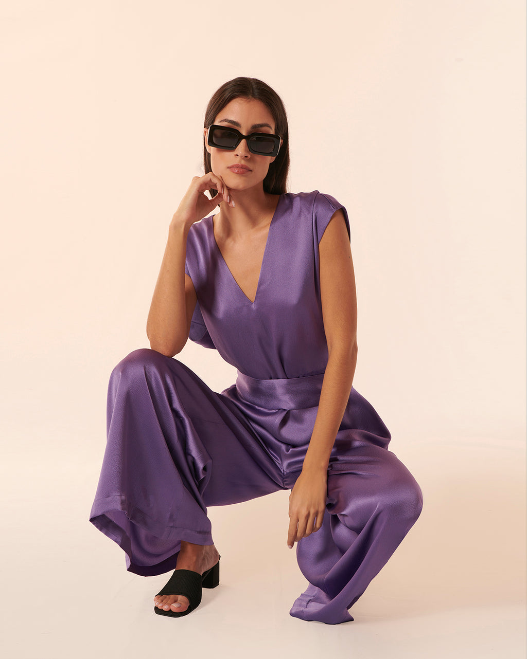Combinaison longue Alicante - Galaxie Violet