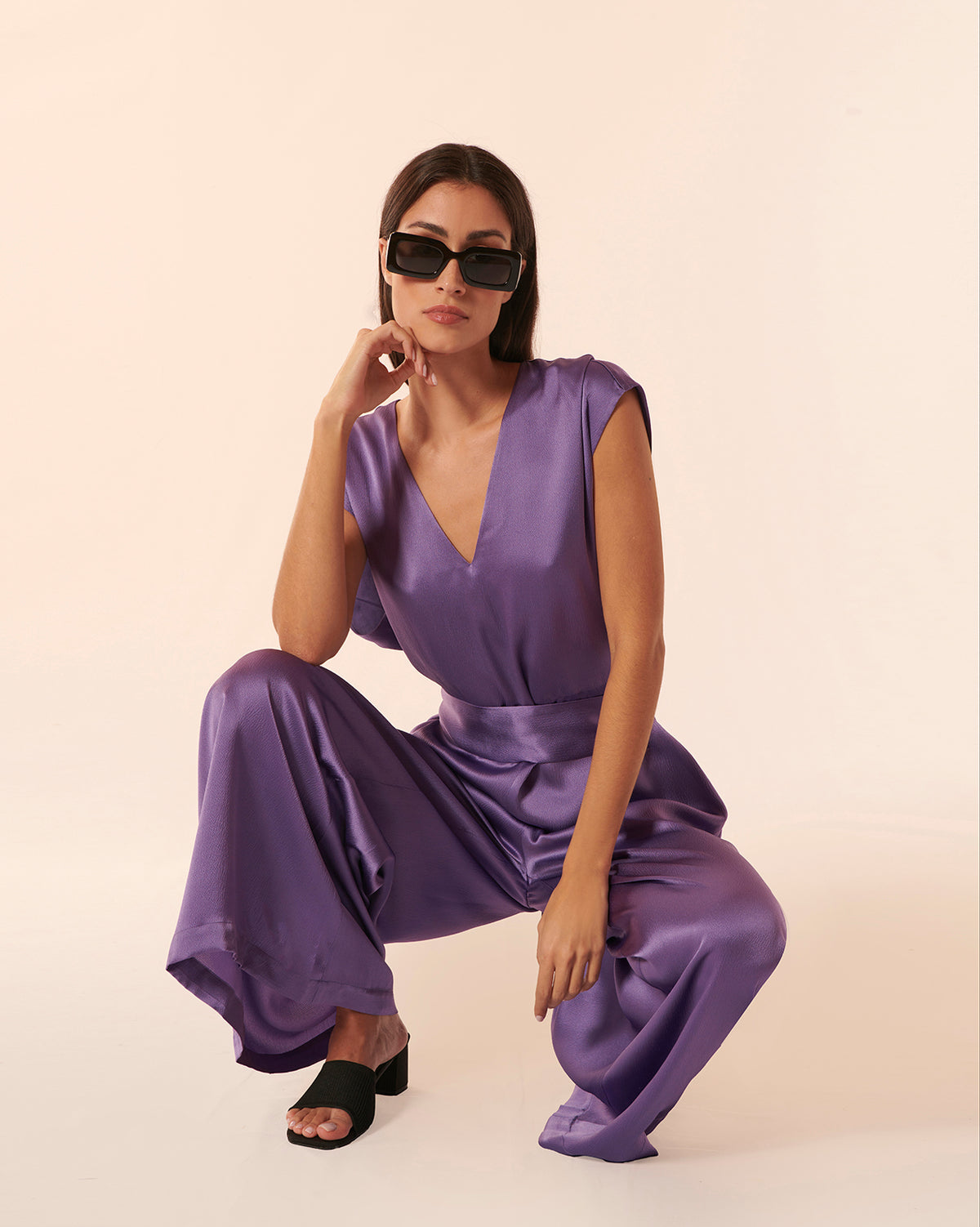 Combinaison longue Alicante - Galaxie Violet