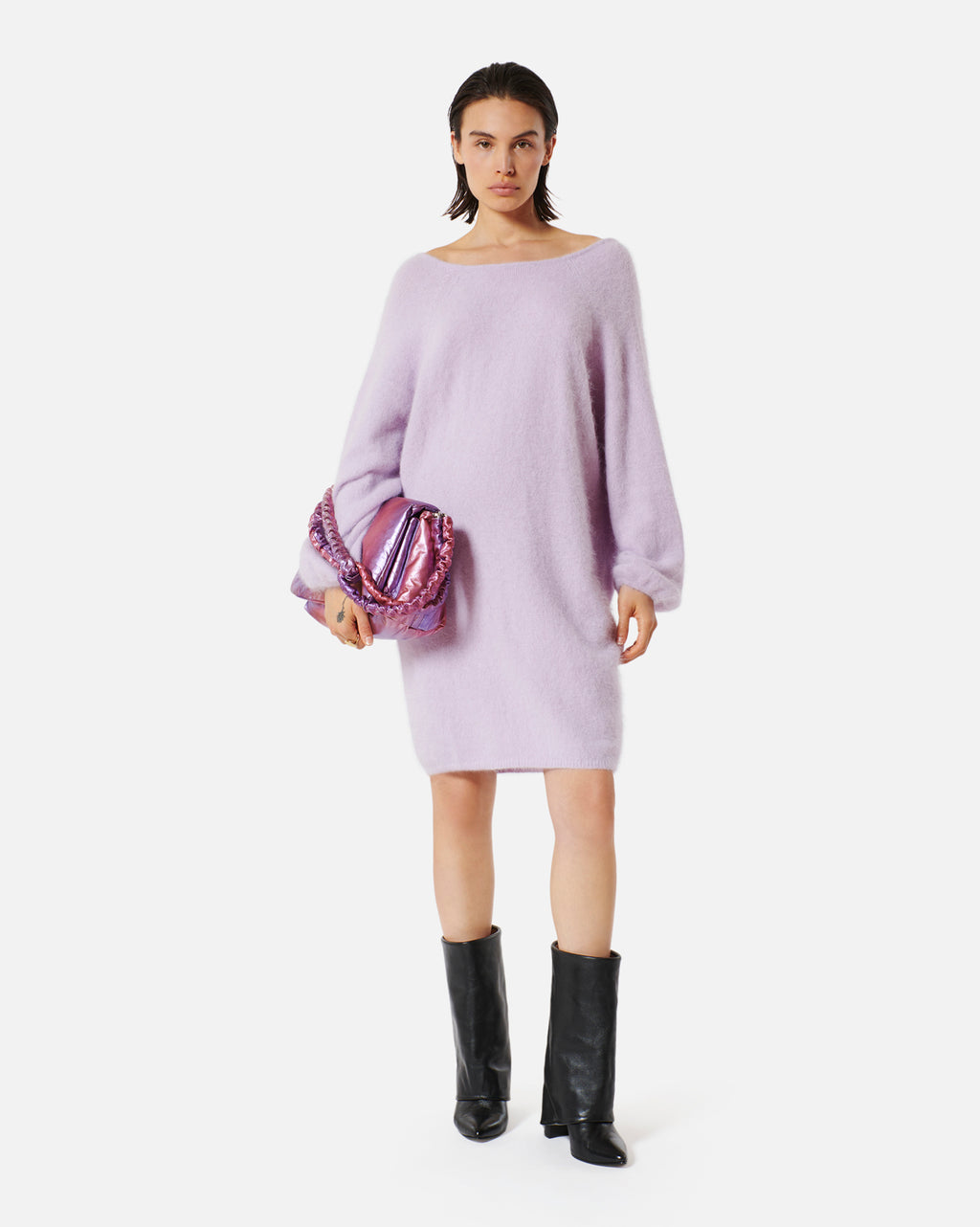 Robe courte Lauper - Purple Kir