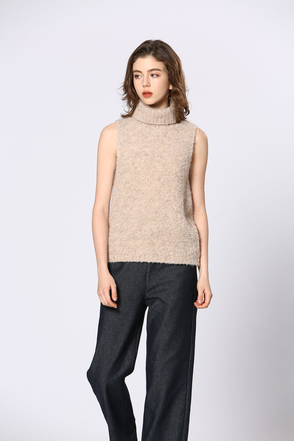 Sweter - Kremowy