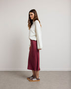 Moore Maxi Skirt - Chestnut