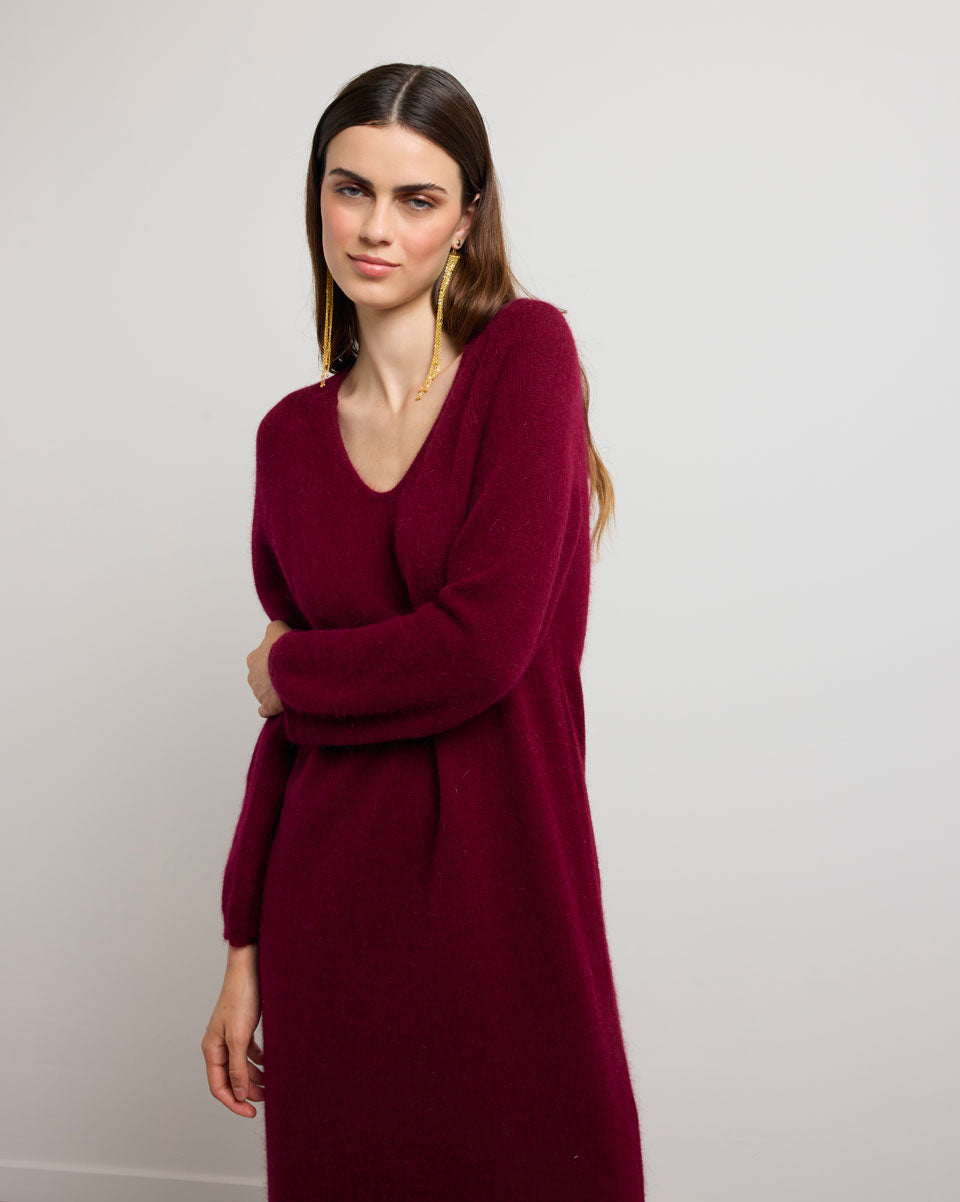 Robe longue Lauper - Chataigne