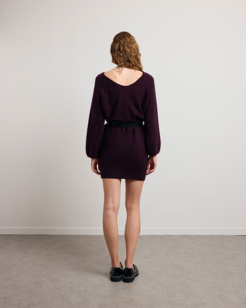 Lauper Short Dress - Cocoa Dream