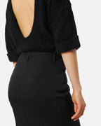 Jupe longue Jean - Black