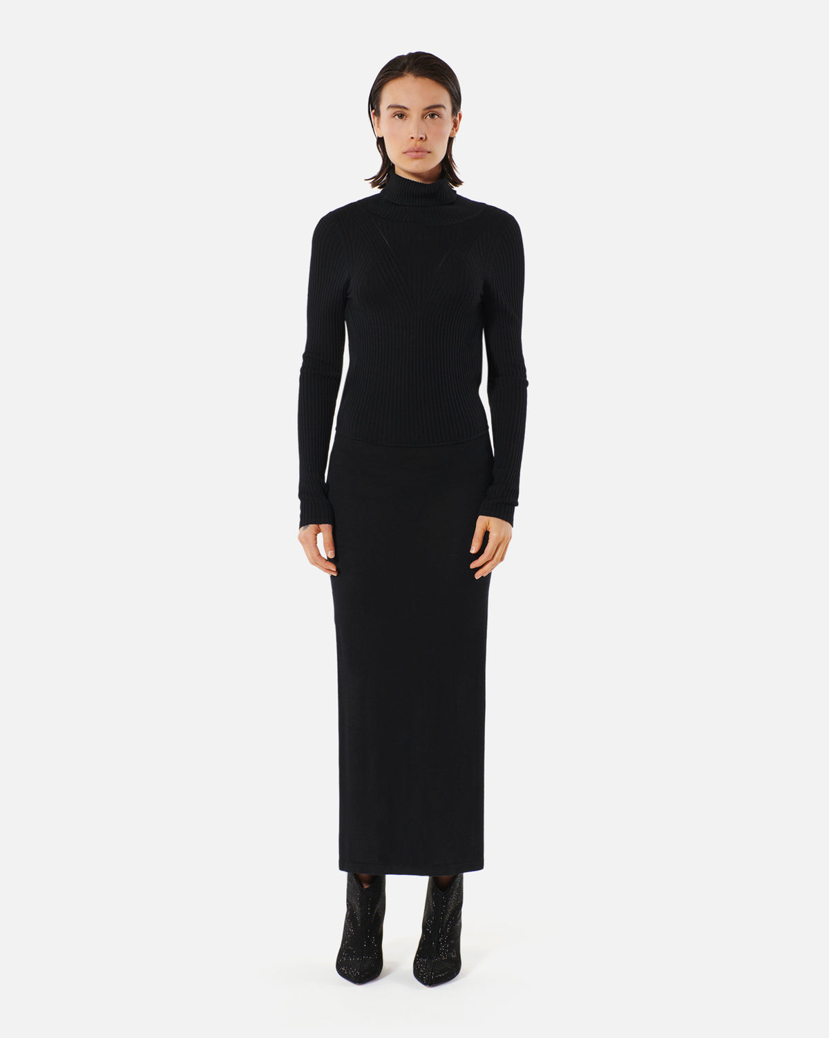Robe longue Richard - Black