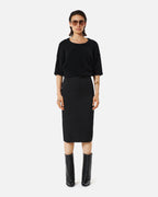 Jupe longue Jean - Black