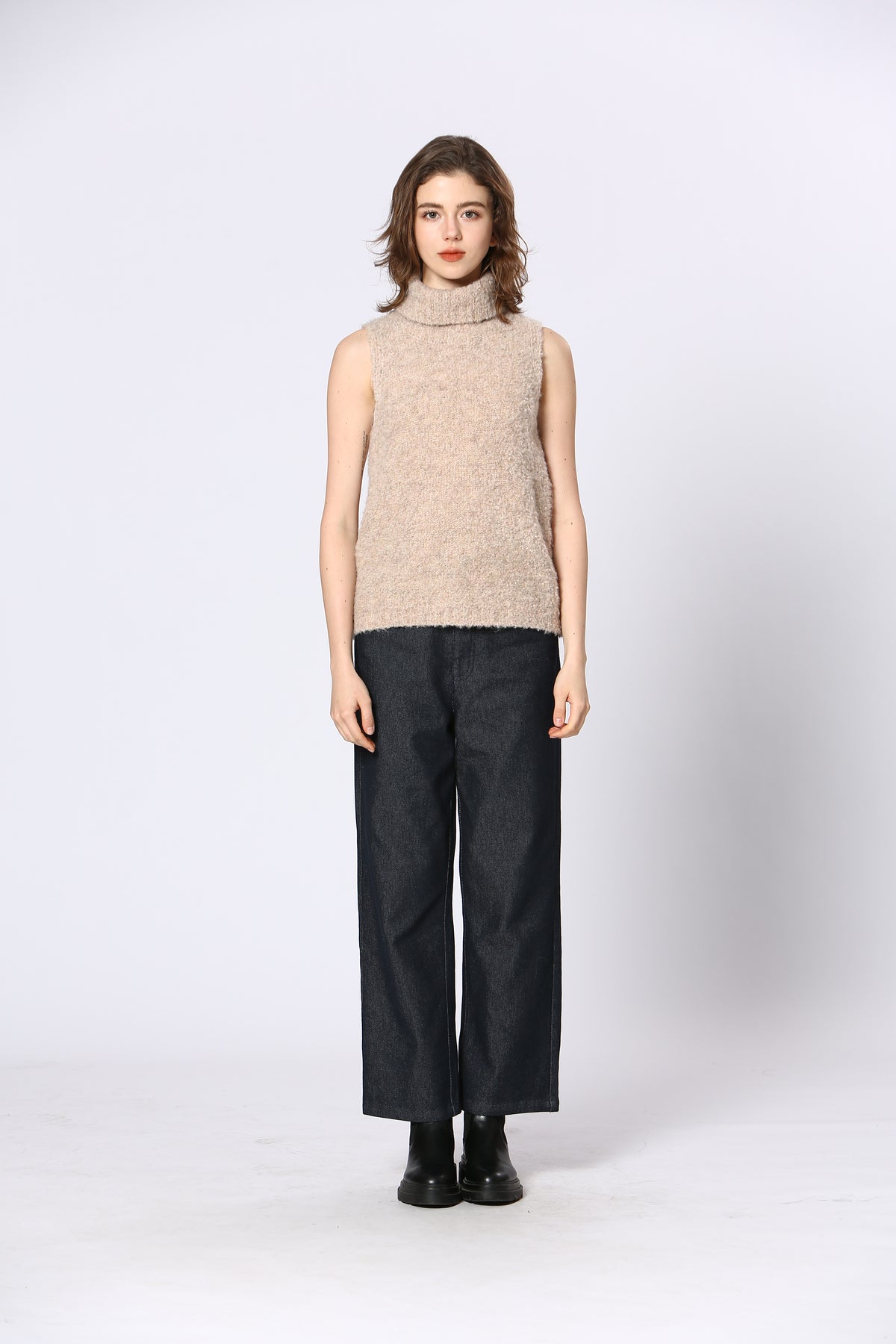 Sweter - Kremowy