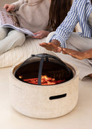 Fire Bowl Grill - Brasero Exterior Con Parrilla - Exclusivo