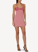 Nensi Dojaka - Robe Mini Fitted - Pink - Femme