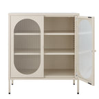 Salvo - Storage Cabinet - Natural - Metal