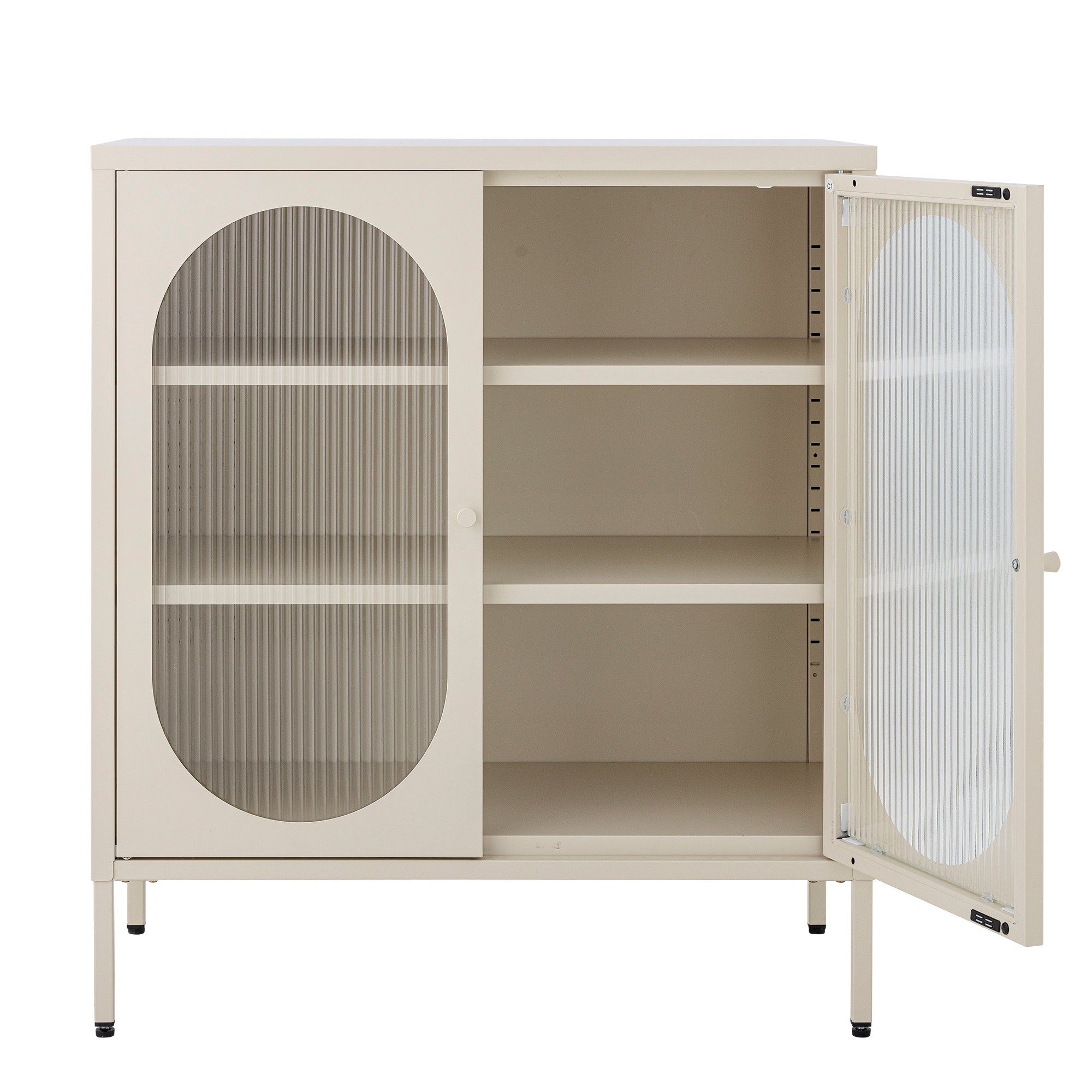 Salvo - Storage Cabinet - Natural - Metal