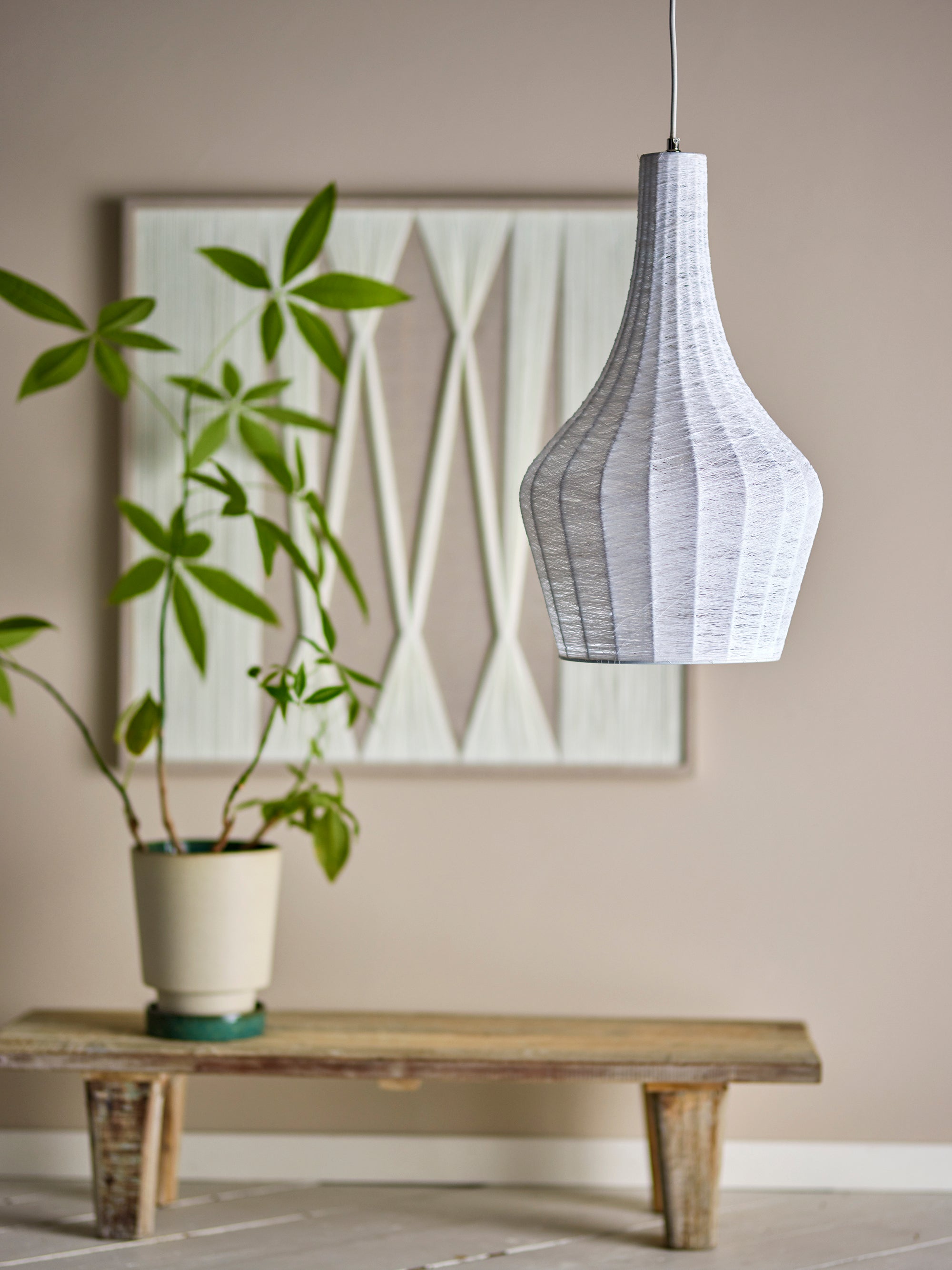 Thuja - Pendant Lamp - Natural - Polyester