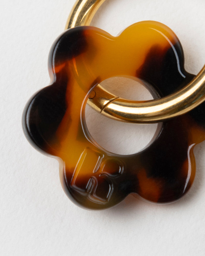 Baby Fleurette Earrings - Tortoiseshell
