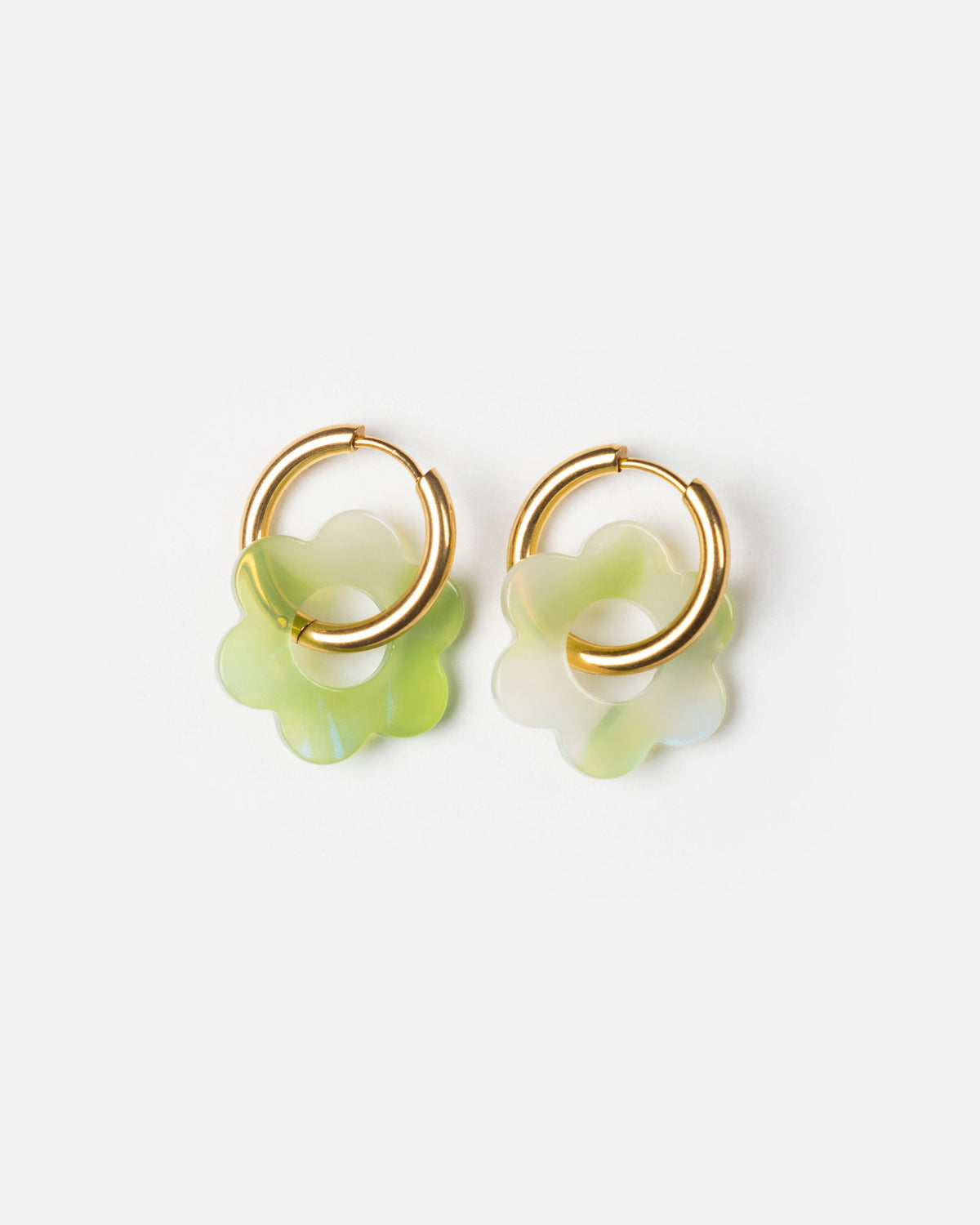 Boucles D'Oreilles Baby Fleurette - Pomme