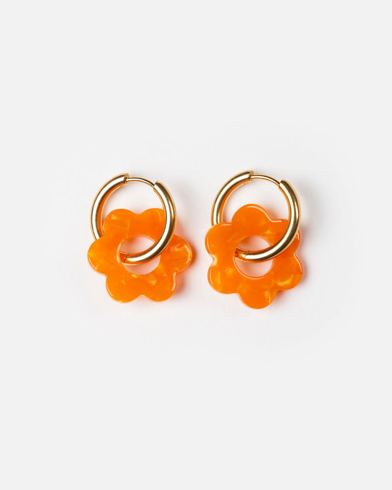 Baby Fleurette Earrings - Clementine